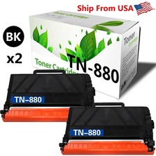 2-Pack TN880 TN-880 TN 880 Toner Cartridge for HL-L6200DW MFC-L6800DW Printer