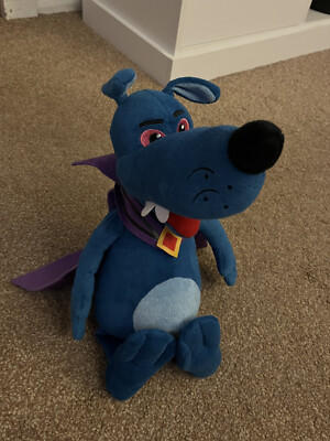 Super Naughty Parky Erdferkel blau funkelnde Krew Plüsch Parkdean Resorts 15 Zoll