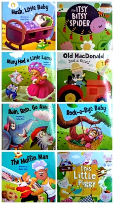 NURSERY RHYMES Baby Toddler Illustrated Story BOARD BOOKS CHOICE - 6 NEW!