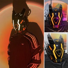Cyberpunk Mask Cosplay Helmet Directing tools Dance Props Toys Halloween Gifts