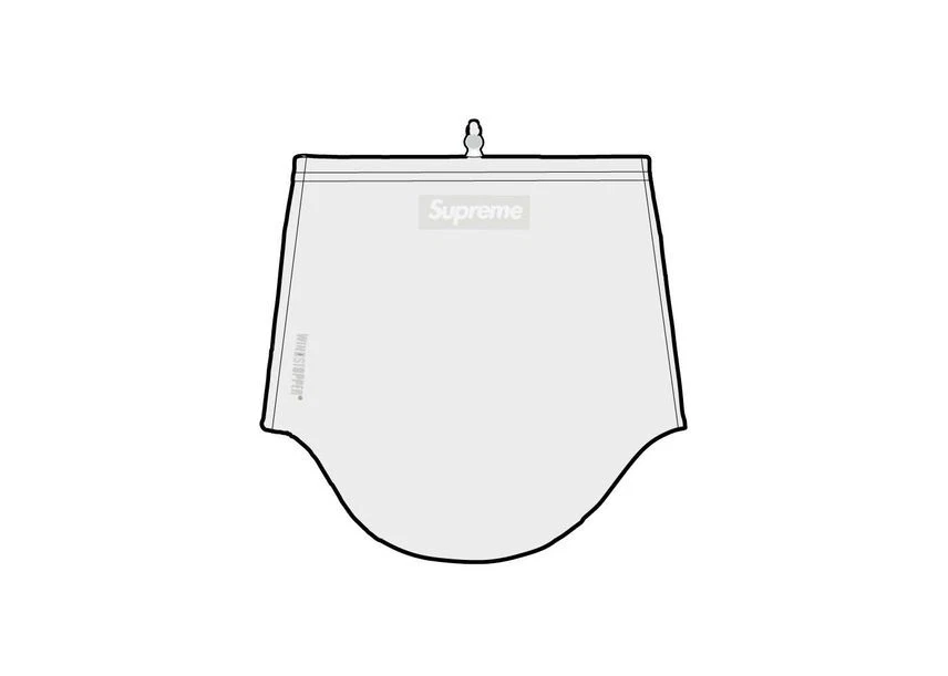 Guêtre de cou Supreme WINDSTOPPER gris clair