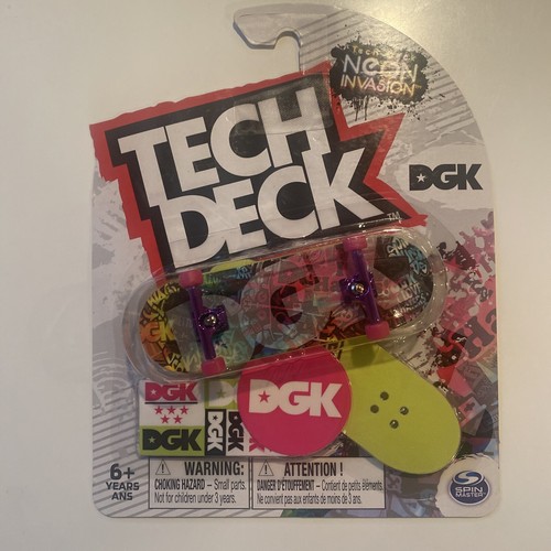 Tech Deck ULTRA RARE Neon Invasion DGK Fingerboard | eBay