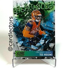 2021 Panini Score Football TEE HIGGINS Breakthrough Base Insert #B15 CIN BENGALS