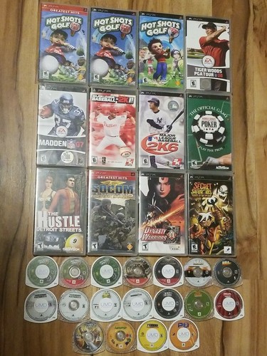 Lot Of 30 Sony PSP Games Mixed Lot Duplicates Sports Shooters Fighting Tested EBay