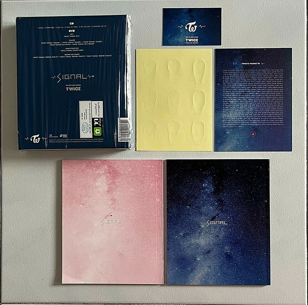 TWICE OFFICIAL SIGNAL THAILAND LIMITED EDITION ALBUM WITH