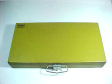 Vintage Kenco Metal SLIDE FILE CASE
