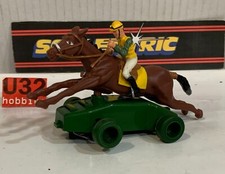 Slot Car Triang Scalextric Caballo Horse With Jockey