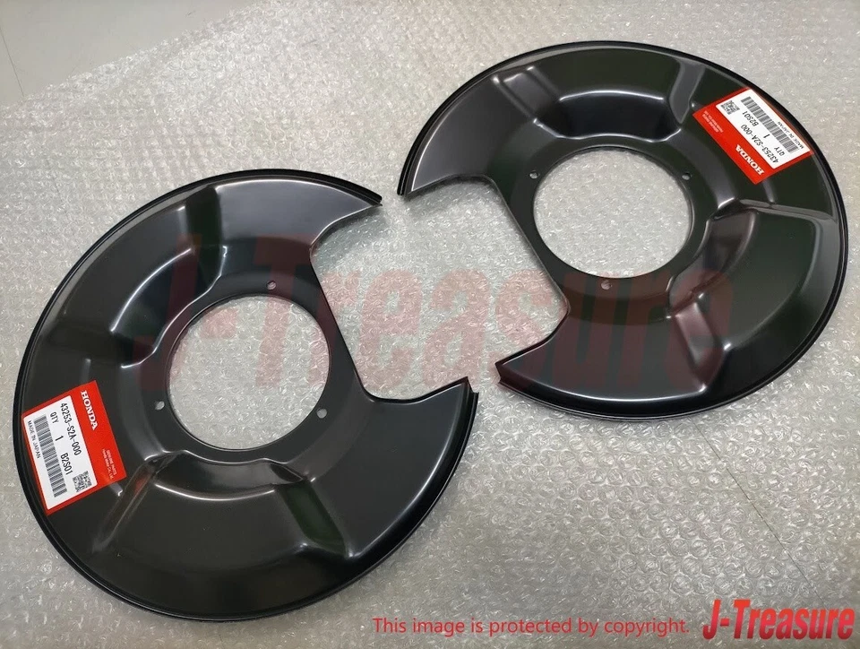 HONDA S2000 AP1 AP2 00-09 Genuine Rear Brake Splash Guard Right & Left Set OEM - Image 4 of 4