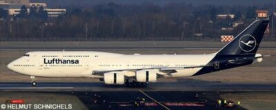 V1 Decals Boeing 747-8 Lufthansa New Livery for 1/144 Revell Model