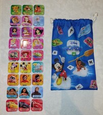 Woolworths DISNEY WORDS TILES x 27 + bag.