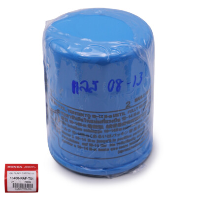 For Honda Jazz FIT GE Hatchback 2008 13 Engine Oil Filter Blue