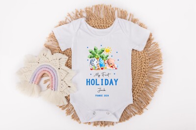 My First Holiday Baby Outfit, Weste, Strampler oder T-Shirt