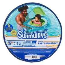 BRAND NEW SwimWays Premium Baby Spring Float Splash N Play