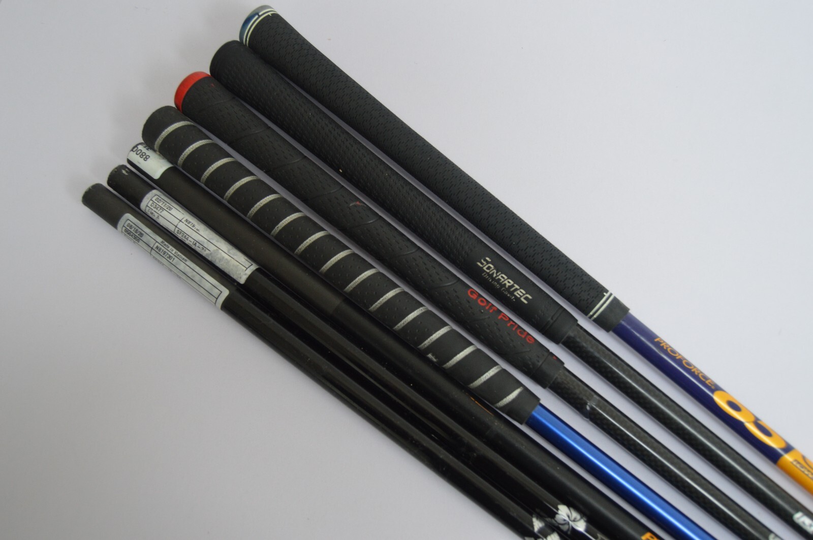Job lot of 7 Graphite Golf Shafts eBay