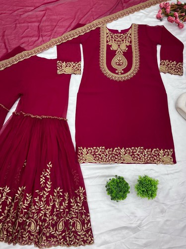 Indian Salwar Kameez Suit Designer Pakistani Bollywood Party Wear Wedding Dress - Picture 62 of 64