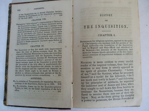 History of the Inquisition by William Sime. Presbyterian Board of Publ mid 1850s - Picture 8 of 8