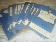 LEICESTER CITY HOME PROGRAMMES 1957 - 63 - CHOOSE FROM LIST 