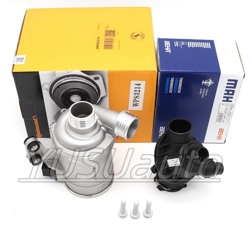 Continenal Electric Water Pump&MahleThermostat For BMW 335i535i 640i X3 X4 X5 X6 - Picture 2 of 15