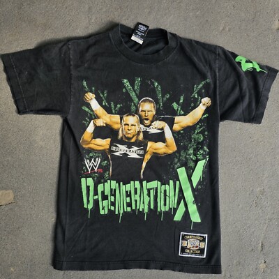 Y2k 2007 DX WWE Shirt Jugend XL oder Herren Small Schun Michaels Triple H