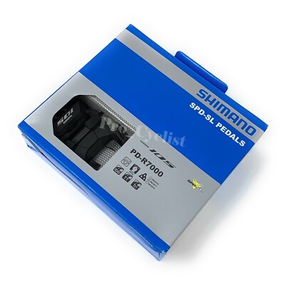 Shimano 105 PD-R7000 Carbon SPD-SL Bike Pedals Set Black New In