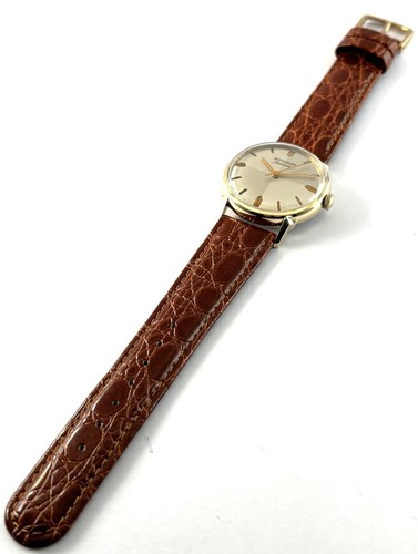Vintage Longines Wittnauer 10k Gold GF Automatic Mens Dress Watch 17J 1950s - Picture 6 of 10