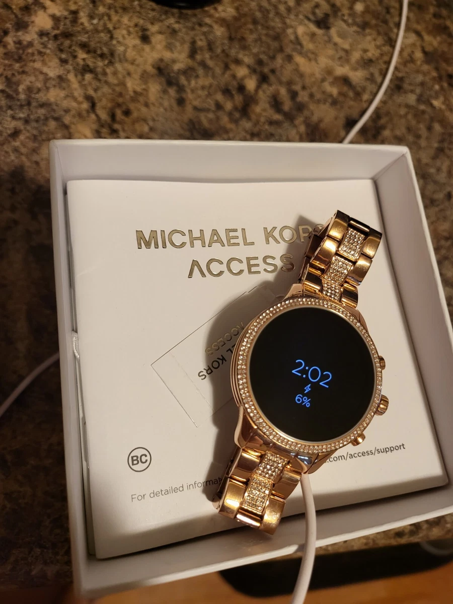 Michael Kors Gen 544 mm Rose Gold Bradshaw 2 stainless steel Touchscreen  Womens Smartwatch with Speaker Heart Rate GPS Music storage and  Smartphone Notifications  MKT5086  Amazonin Fashion