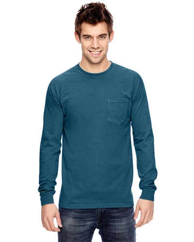 Comfort Colors Adult Heavyweight RS Long Sleeves Pocket T-Shirt C4410 S-3XL video thumbnail
