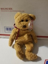 1993 CURLY THE BEAR BEANIE BABY