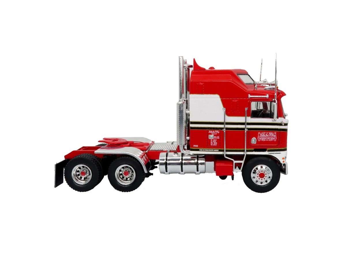 1979 KENWORTH K100 AERODYNE TRUCK & TRAILER BJ & BEAR RED 1