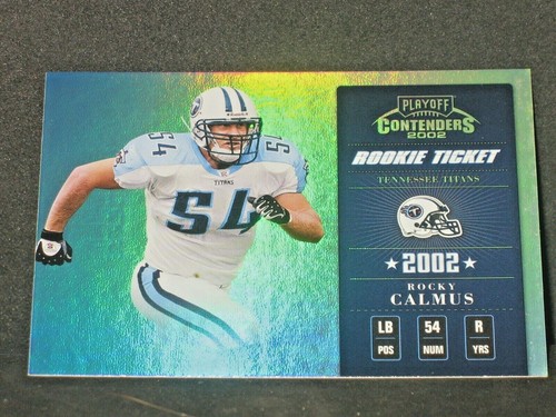Rocky Calmus [Sample] #166 2002 Playoff Contenders card