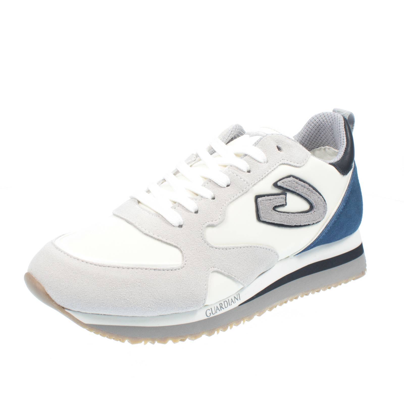 Guardiani Wen 0092 - Кроссовки из замши и нейлона Bianco - Taglia 42 [26,8 см] Uomo