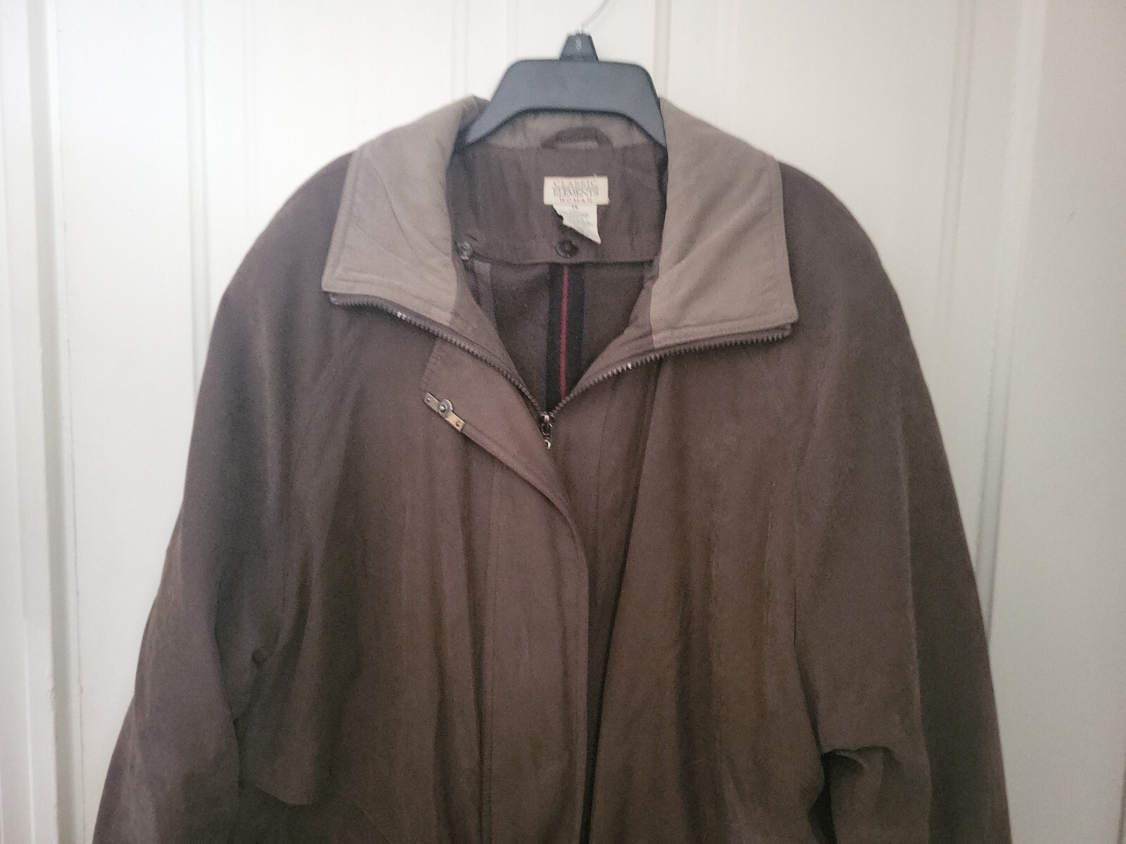 Classic Elements Womens XL Parte Fabric Full Zip … - image 3