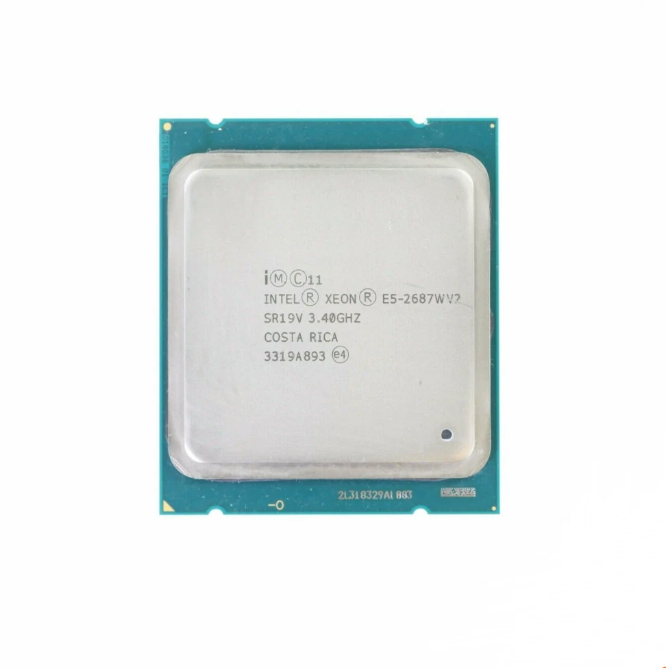 Procesador Intel Xeon E5-2687W V2 SR19V - 8 Núcleos, 3.4 GHz, 25MB, Socket LGA2011, Usado