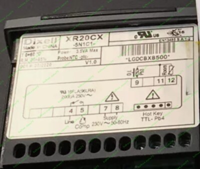 For DIXELL 1pcs New Digital Controller XR20CX-5N1C1 COMMERCIAL FRIDGE