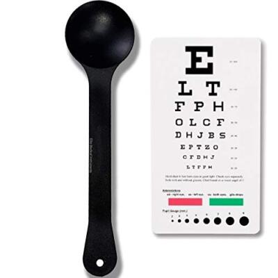 EMI OCC PSN Occluder Plus Snellen Pocket Eye Exam Chart Kit 2 Piece Set