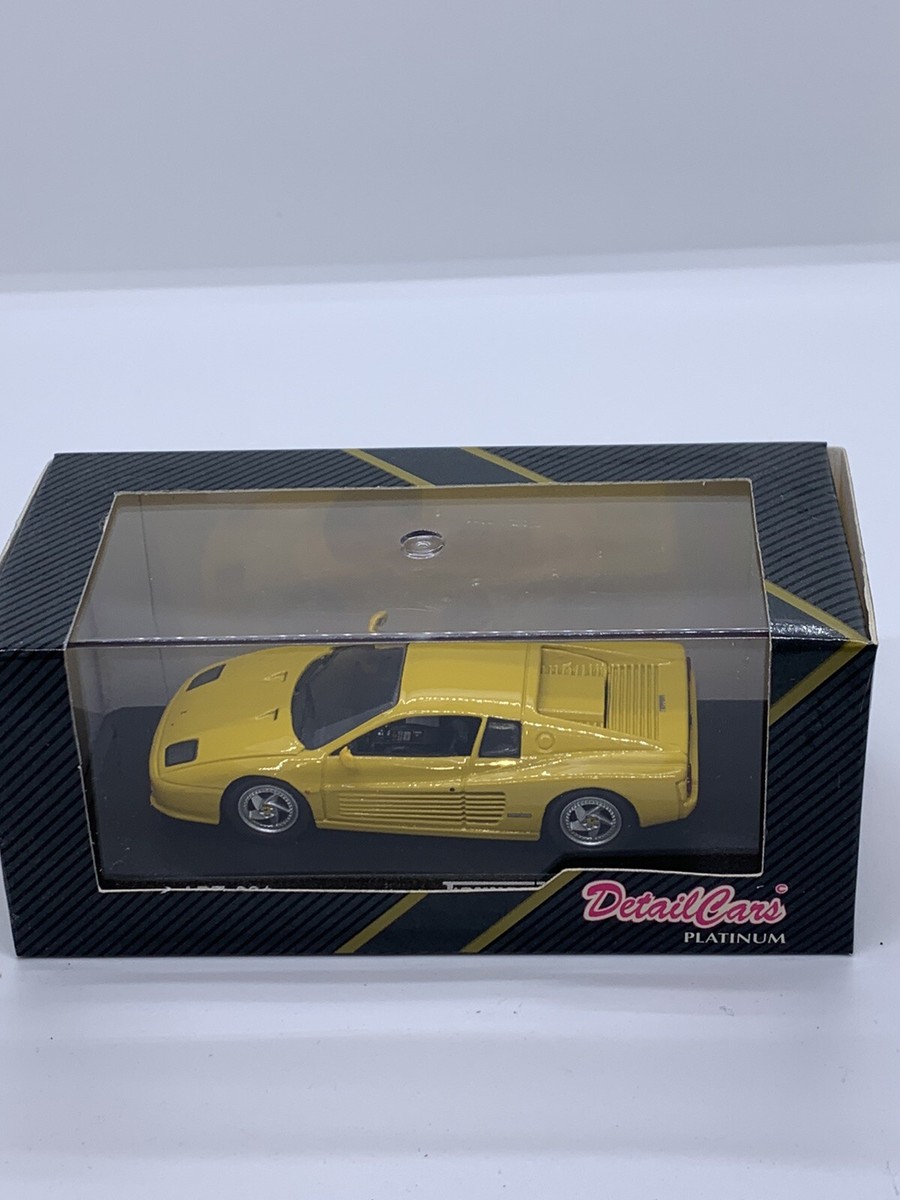 Detail 1/43 - Ferrari 512M 1995 Yellow Diecast Scale Model