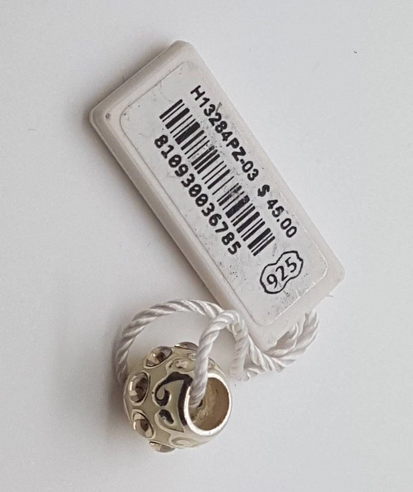 CHARM PERSONA PLATA ESTERLINA .925 VINTAGE AMARILLO VIÑEDO ESMALTE BRILLO B24 Foto 3 de 3