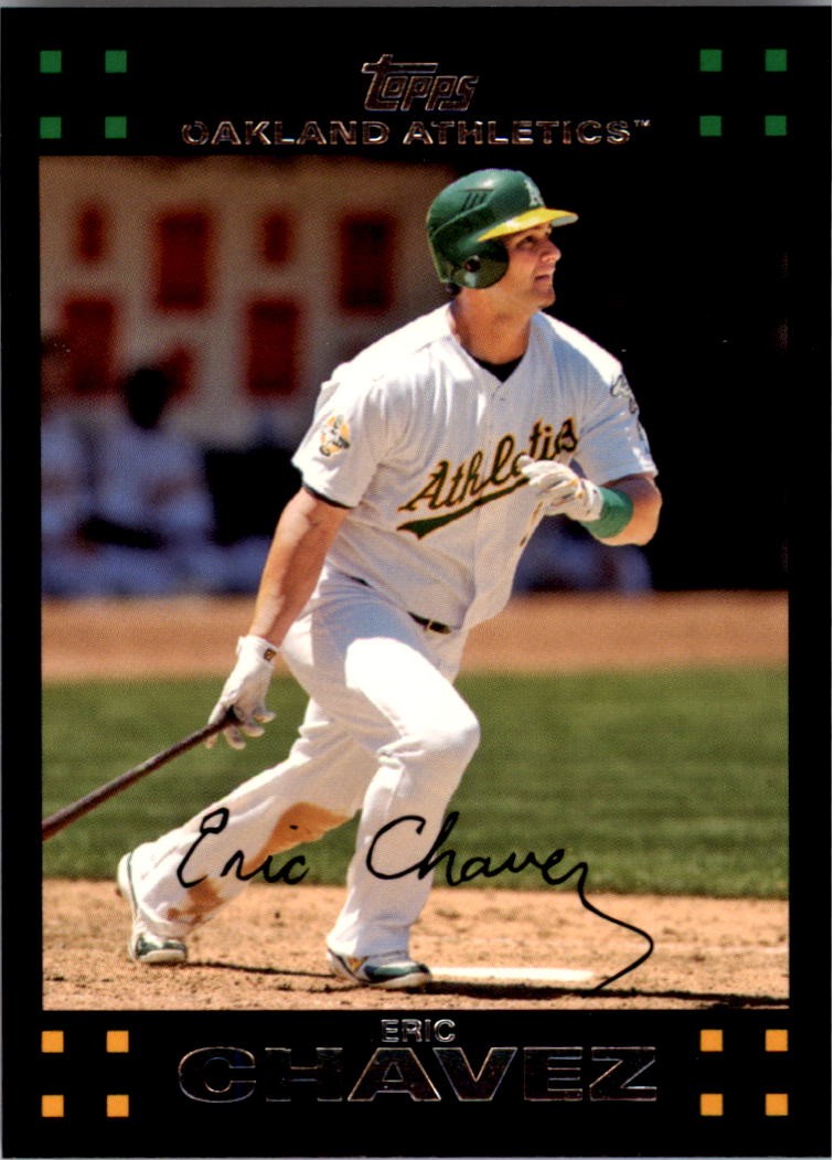 2007 Topps #487 Eric Chavez - BB