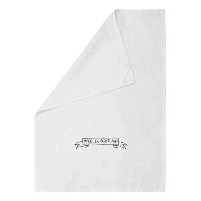 'Made in Scotland Banner' Cotton Tea Towel / Dish Cloth (TW060042)