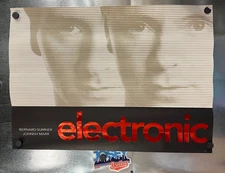Electronic (Bernard Sumner, Johnny Marr) 1991 Warner Bros. promo poster