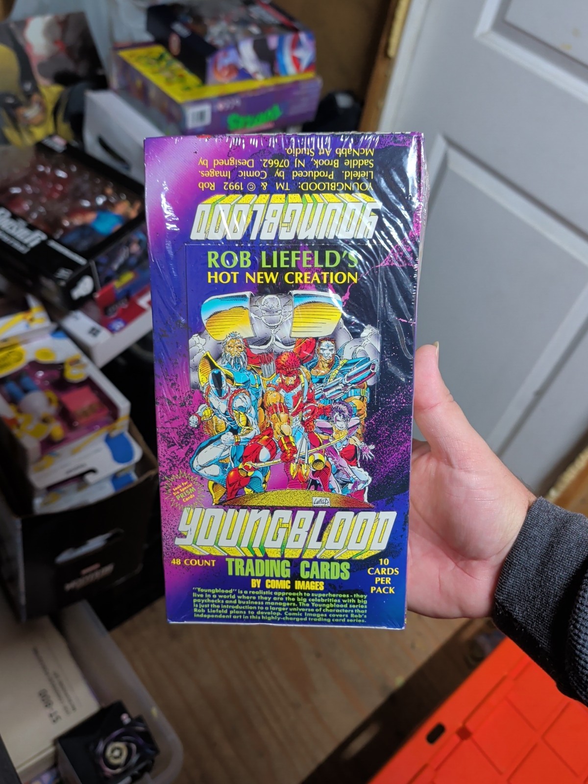 Youngblood 1992 Comic Images Rob Liefeld Trading Cards Factory Sealed Box New