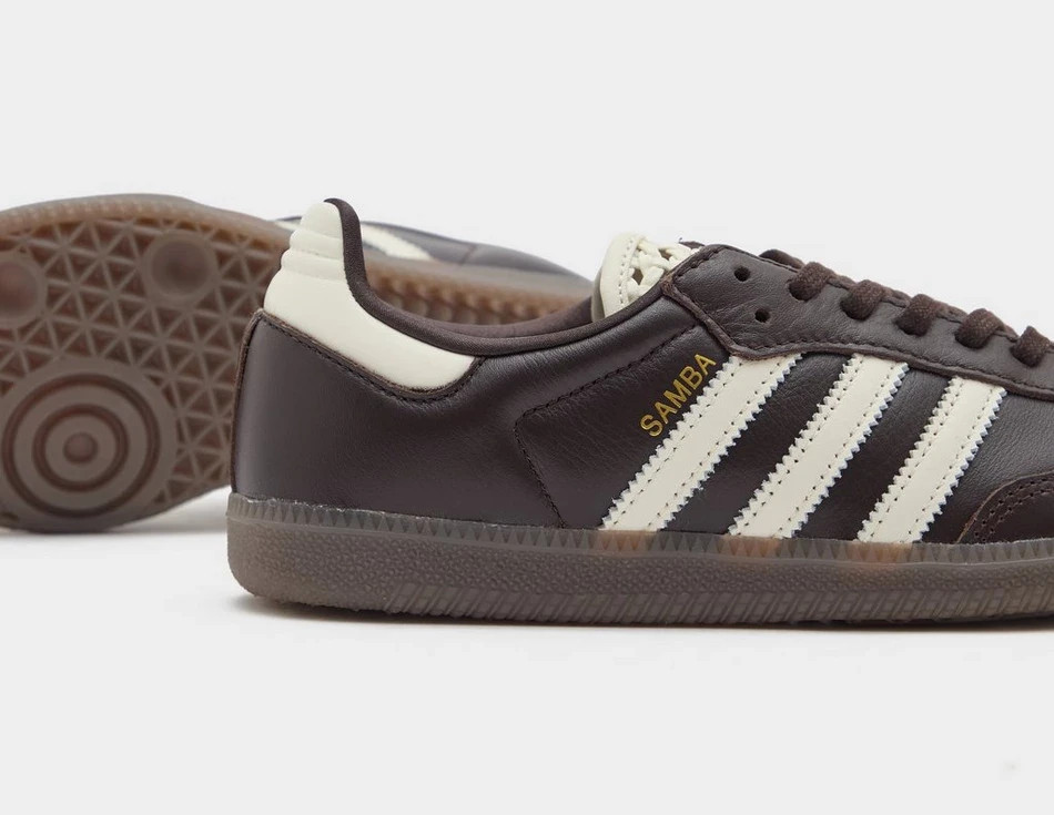 Adidas Originals Women's SAMBA OG SHOES in Brown image 6