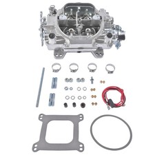 1405 Carburetor Carb For Performer 600 Cfm 4-barrel Manual Choke Aluminum Silver