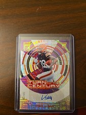2023 Donruss Elite Cedric Tillman Turn Of The Century Purple Autograph 10/10