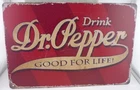 Dr Pepper Retro Metal Tin Sign Vintage Soda Pop Diner Wall Decor 12x8