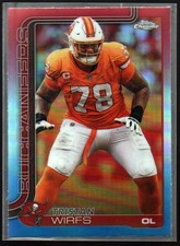 2025 Topps Chrome Red White Blue Tristan Wirfs #287 Tampa Bay Bucs