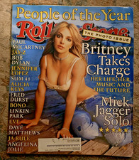 DECEMBER 2001 ROLLING STONE MAGAZINE BRITNEY SPEARS MICK JAGGER MCCARTNEY JAY-Z