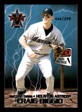 Craig Biggio Houston Astros 2000 Vanguard Pacific #'d 046/299 #19