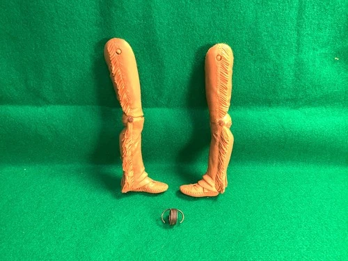 Vintage Marx, Johnny West, Chief Cherokee Indian Action Figure, Leg Parts