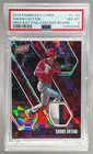 4298 Shohei Ohtani 2018 Panini Day China Checker Board RC Patch 10/10 PSA 8